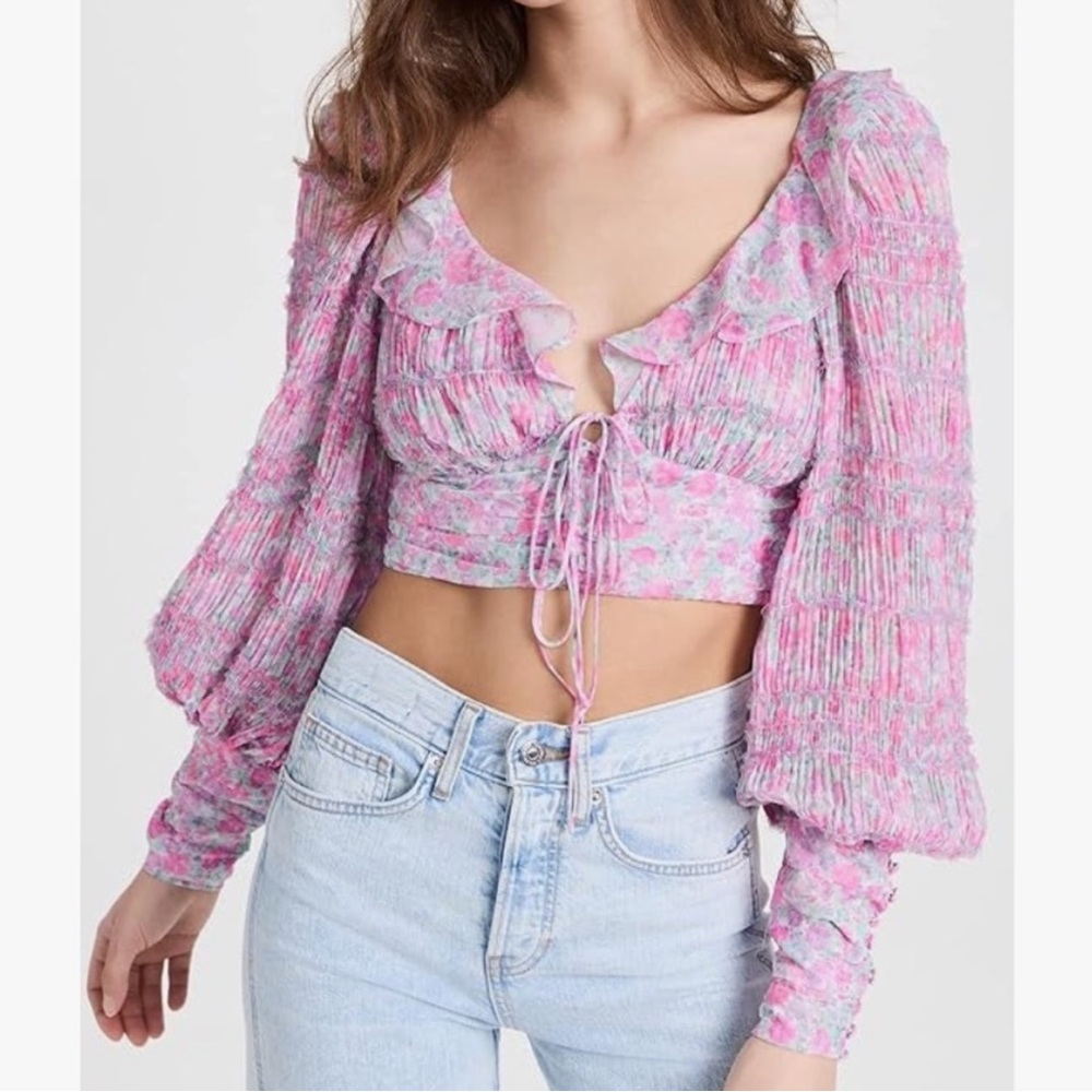 Floral Pink Women's Top